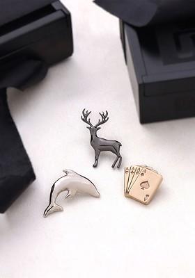 Fun Frolic Set Of 3 Textured Brooches