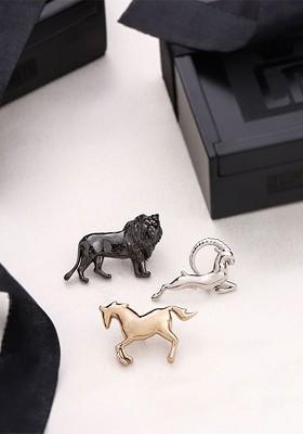 Grace Of Wild Set Of 3 Textured Brooches