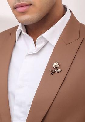 Style Statement Set Of 3 Textured Brooches