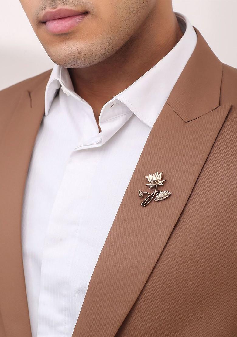 Style Statement Set Of 3 Textured Brooches
