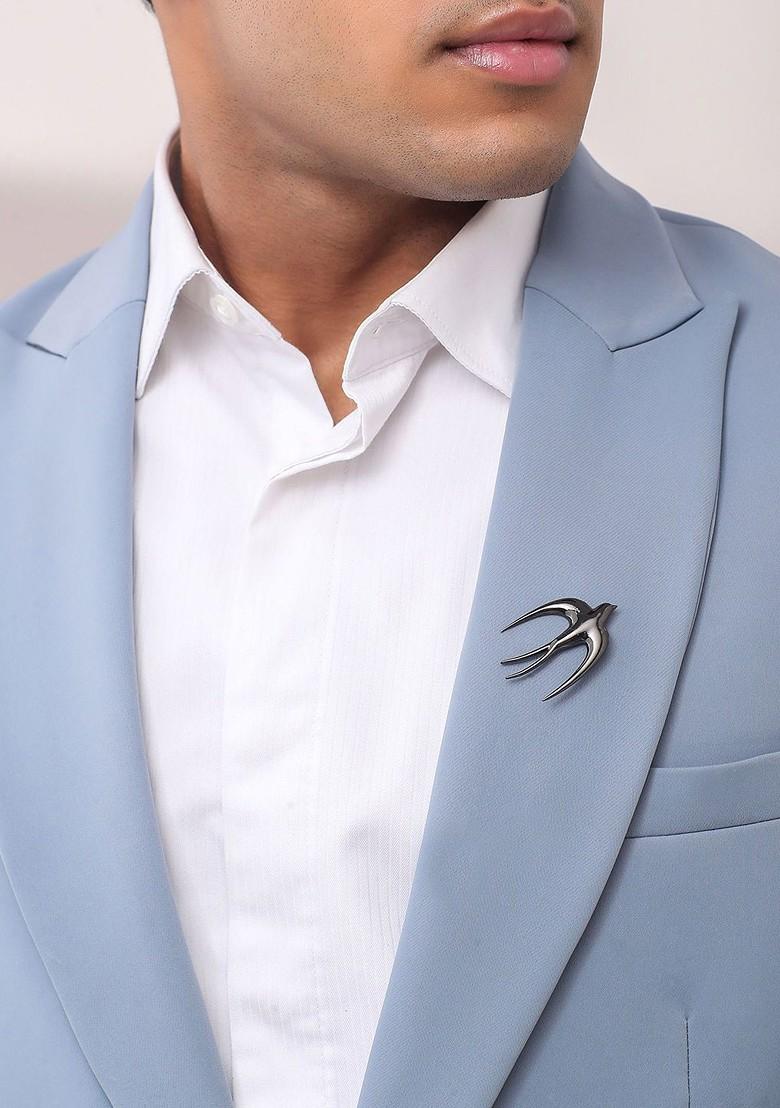 Set Of 3 Brass Brooch