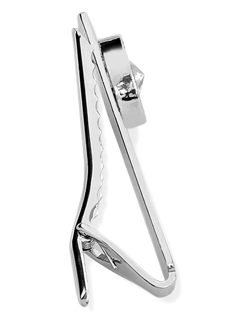 Men Stainless Steel Simple Classic Tie Pin