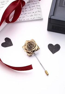 Love Bloom Lapel Pin Brooch