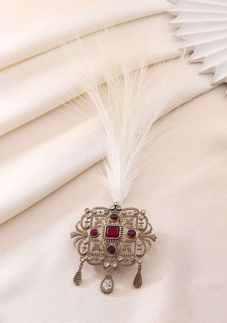 Luxury Tale Kalangi Brooch - Indya