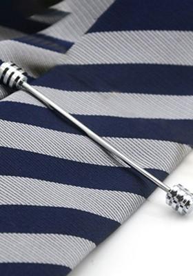 Silver Plated Tie Pin Brooch