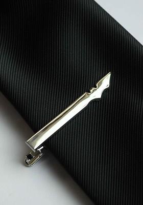 Men Brass Tie Bar Brooch