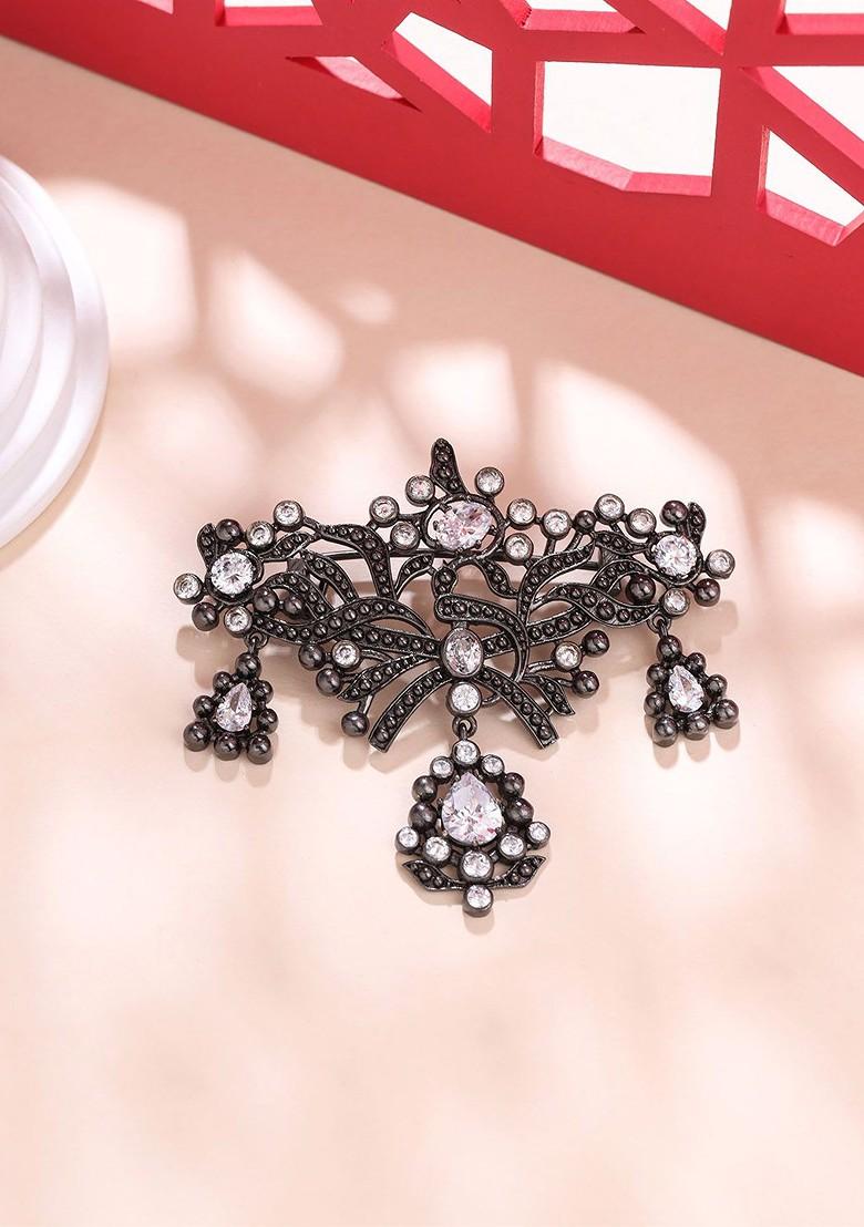 Men Metallic Antique Wonder Brooch