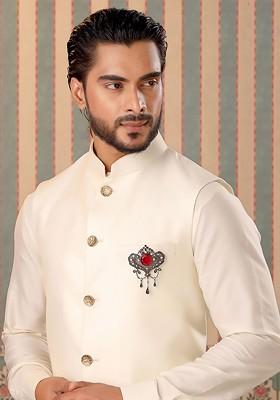 Men Artificial Stones And Beads Marvel Brooch