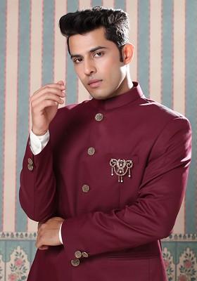 Men Artificial Stones And Beads Pretty Power Charm Brooch