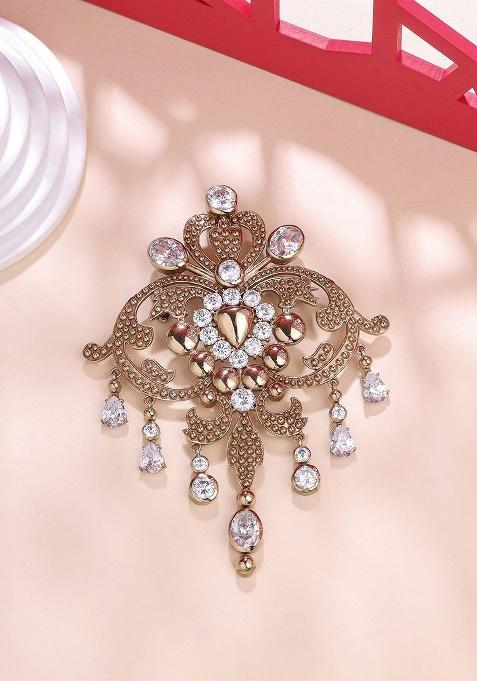 Men Brass Playful Charm Victorian Vogue Brooch