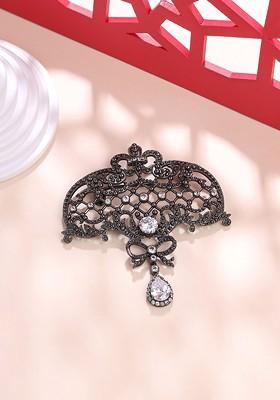 Men Bow Beauty Charm Brooch