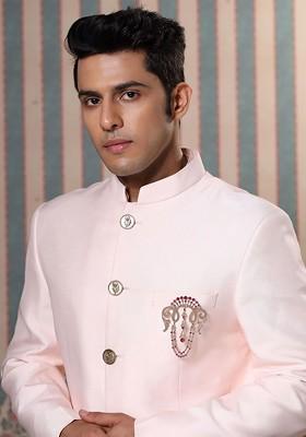 Brass Artificial Stones And Beads Studded Victorian Tales Brooch