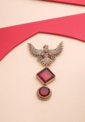Men Jwala E Jung Brooch