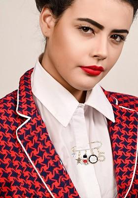 Crystal Embellished Brooch