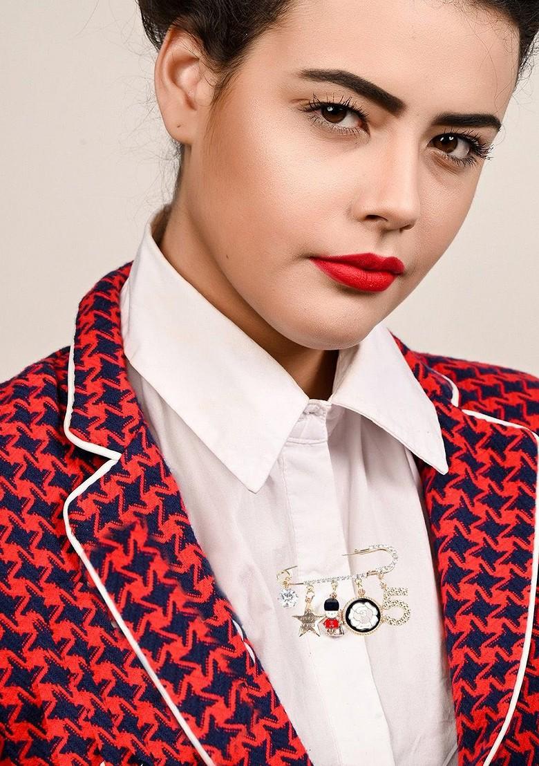 Crystal Embellished Brooch