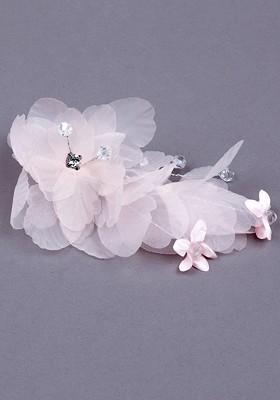 Sheer Floral Charm Brooch