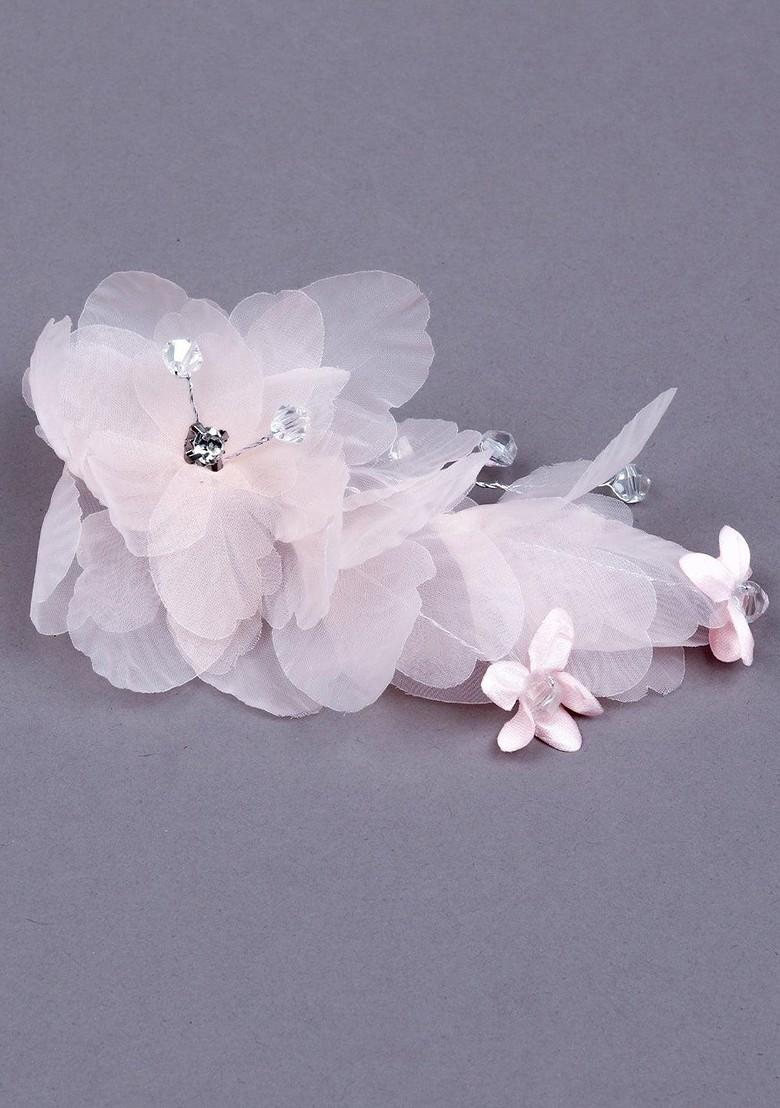 Sheer Floral Charm Brooch