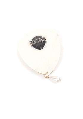 White Fairy Charms Embedded Brooch - Indya