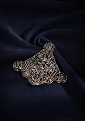 Men Panchendra Design Brooch
