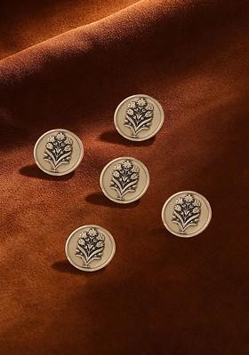Set Of 5 Floral Wonder Suit/Sherwani Buttons