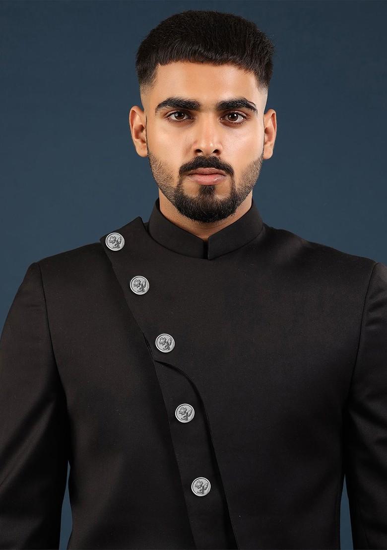 Set Of 5 Circular Lotus Magic Textured Buttons