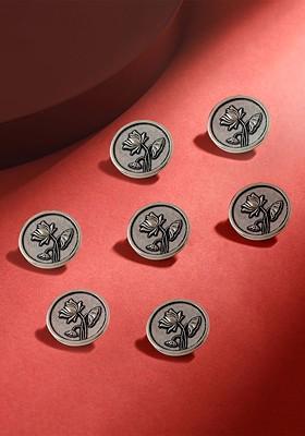 Men Set Of 7 Lotus Magic Buttons