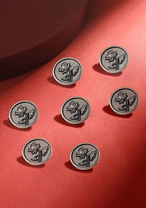 Men Set Of 7 Lotus Magic Buttons