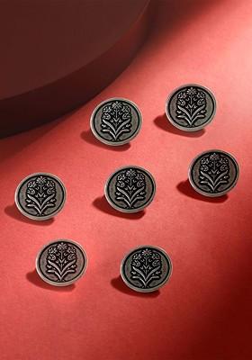 Men Set Of 7 Floral Wonder Buttons