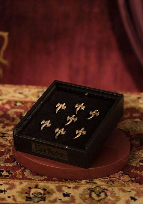 Men Set Of 7 The Sword Of Mercy Buttons