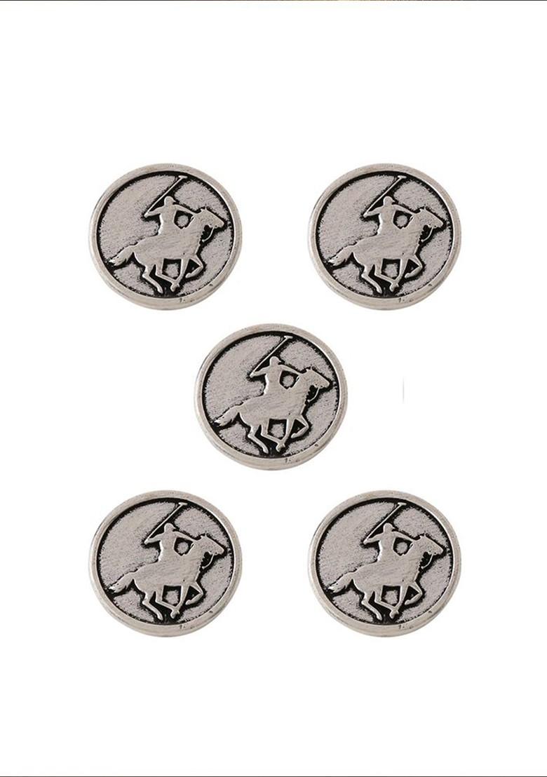 Men Set Of 5 Warrior Brooches