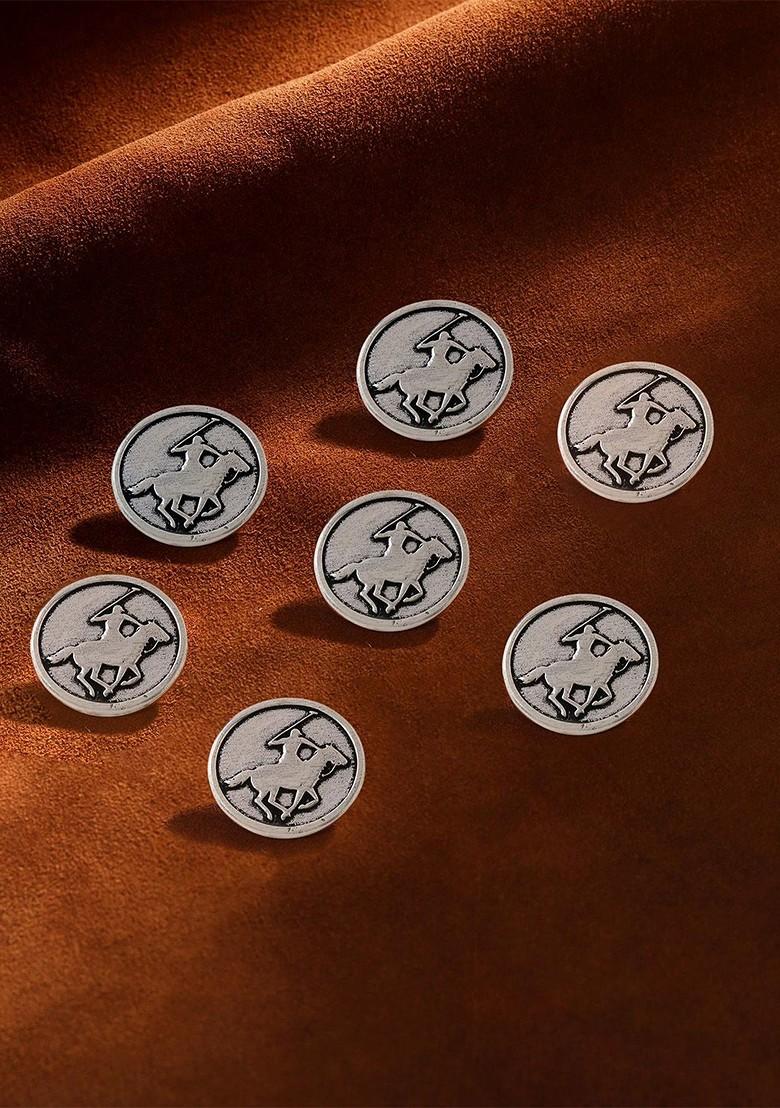 Men Set Of 7 Warrior Brooches