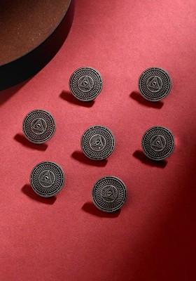 Men Set Of 7 Triangle Power Buttons