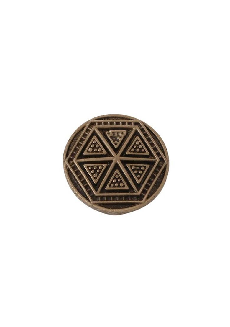Men Set Of 7 Double Hexagon Buttons