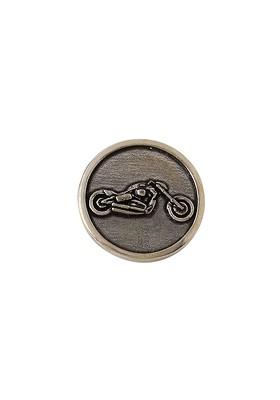 Men Set Of 5 Bold Biker Buttons