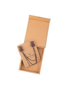 Men Brass Floral Charm Lapel Pin