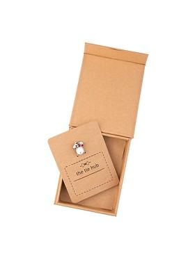 Men Drum Shape Lapel Pin Brooch