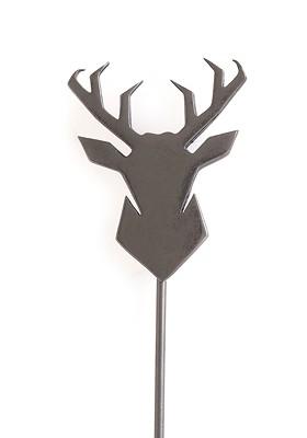 Men Imperial Stag Brass Lapel Pin