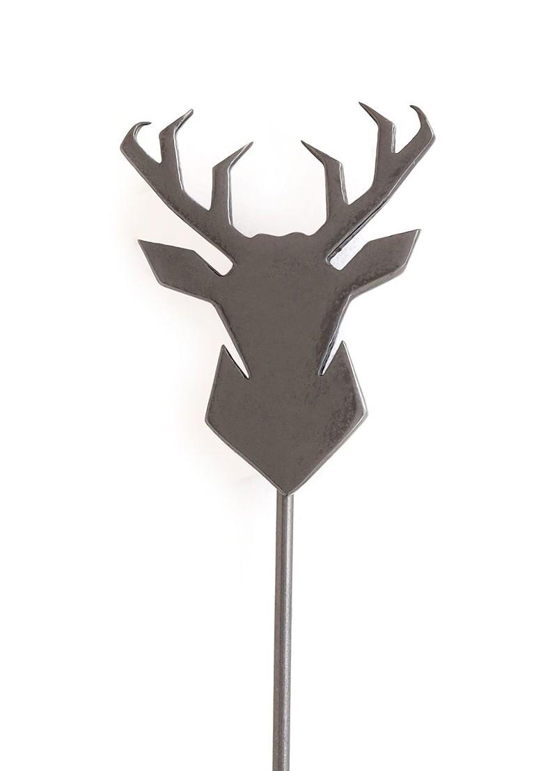 Men Imperial Stag Brass Lapel Pin