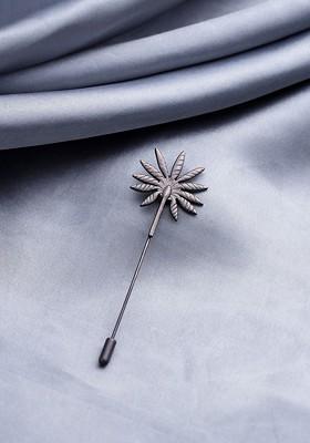 Men Floral Lapel Pin