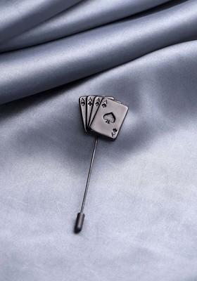 Men Aces Rule Lapel Pin