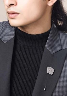 Men Aces Rule Lapel Pin