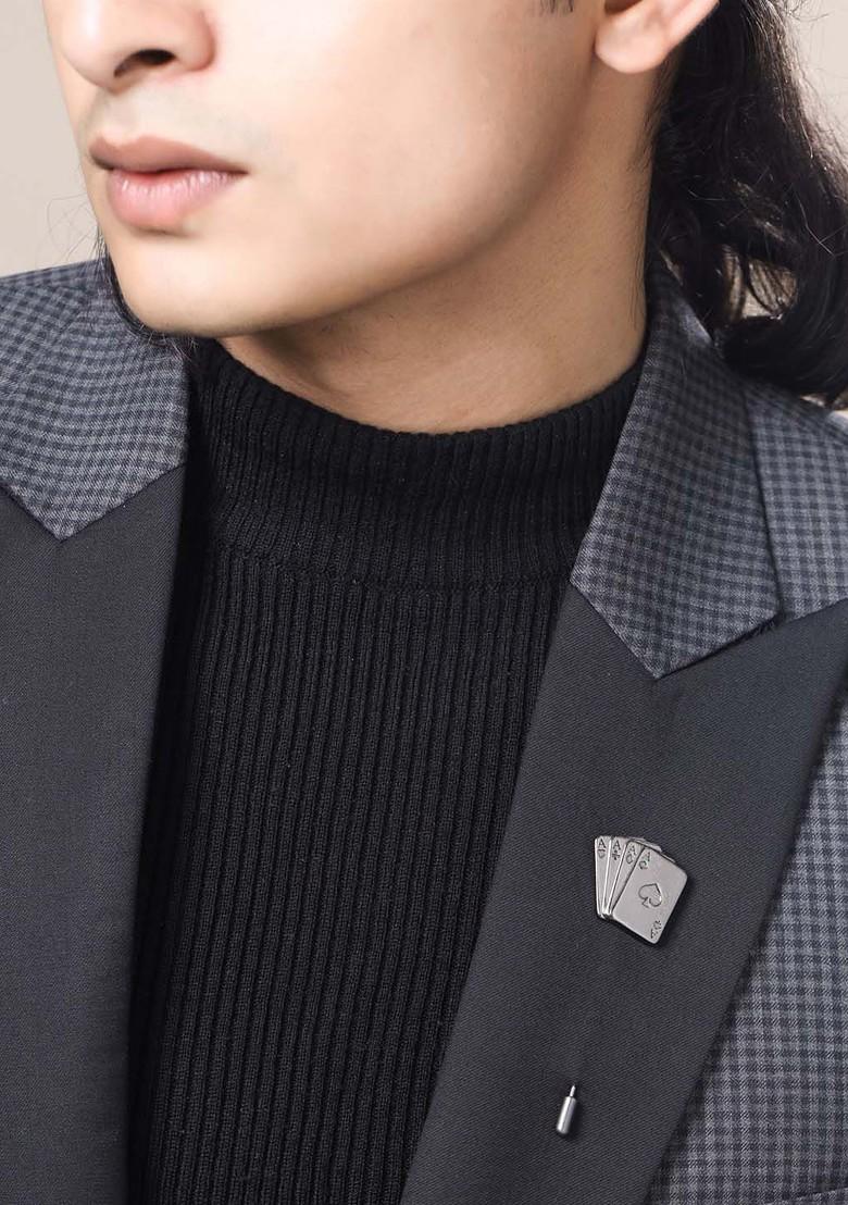 Men Aces Rule Lapel Pin