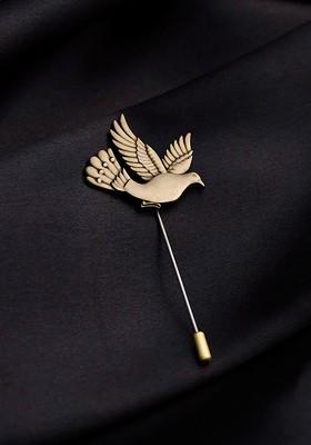 Men Flying Bird Lapel Pin Brooch