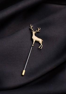 Men Daring Deer Lapel Pin Brooch