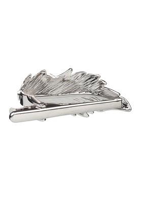 Men Brass Feather Tie Pin