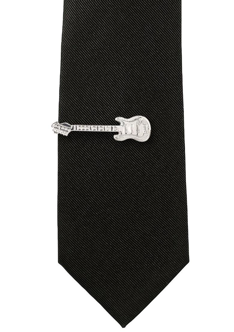 Men Brass Guitar Tie Pin