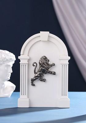 Men Metallic Toned Fireball Lapel Pin