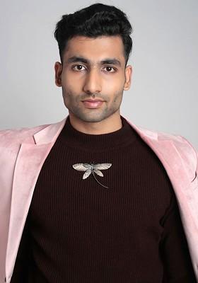 Men Metallic Toned Flight Delight Brooch Pin