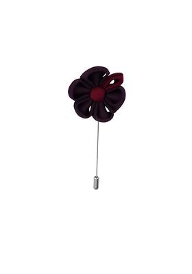 Men Purple Gazania Flower Lapel Pin