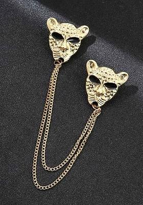 Gold Toned Plated Alloy Brooch